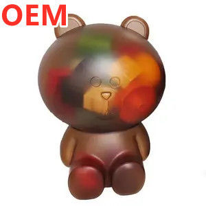 Προσαρμογή OEM Design Cartoon Popcorn Bucket πλαστικό 3D Cartoon Popcorn Bucket