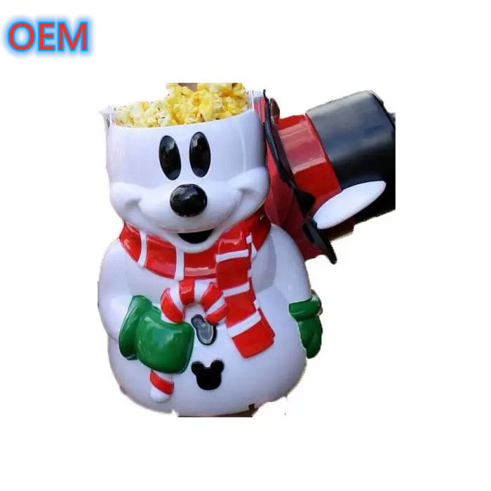 Καρτούν Popcorn Bucket Προσαρμογή, OEM Design Υψηλής ποιότητας πλαστικό Popcorn Bucket