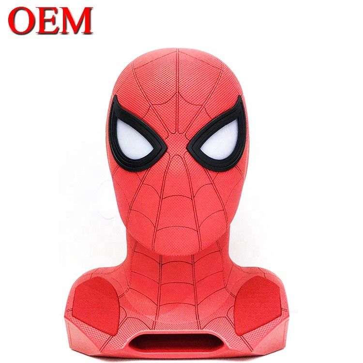 Προσαρμοσμένο Movie Star Spiderman πλαστικό δοχείο ποπ κορν με κάλυμμα