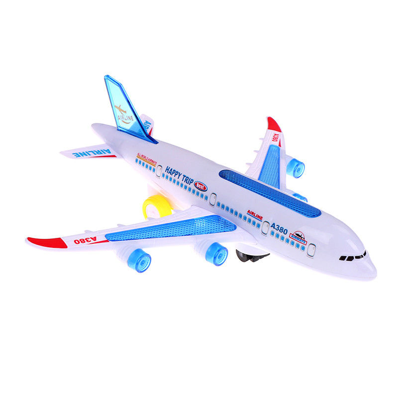 DIY Συνέλευση Airbus Αεροπλάνο Αυτοκινητήρας Φλας ήχος Μουσική φωτισμός Παιχνίδια Ηλεκτρικό αεροπλάνο Παιχνίδι για παιδιά Παιδιά