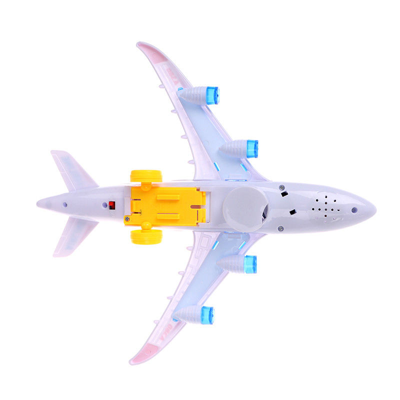 DIY Συνέλευση Airbus Αεροπλάνο Αυτοκινητήρας Φλας ήχος Μουσική φωτισμός Παιχνίδια Ηλεκτρικό αεροπλάνο Παιχνίδι για παιδιά Παιδιά