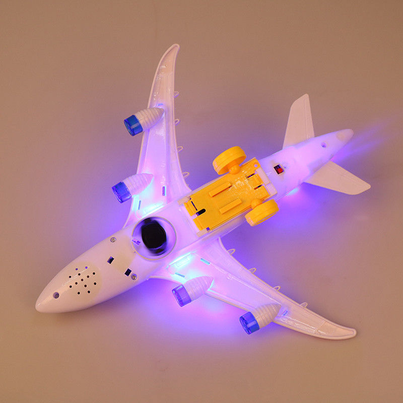 DIY Συνέλευση Airbus Αεροπλάνο Αυτοκινητήρας Φλας ήχος Μουσική φωτισμός Παιχνίδια Ηλεκτρικό αεροπλάνο Παιχνίδι για παιδιά Παιδιά