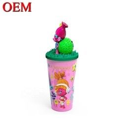 OEM 3D συλλεκτικό σχεδιαστή παιχνιδάκι Custom το δικό σας πλαστικό κύπελλο 3D Cartoon Drink Cup
