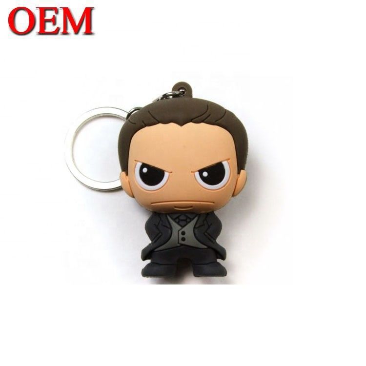 OEM λογότυπο Soft PVC 3D Keychain Custom Animal Keychain Figure δικό σχεδιασμό Keychains