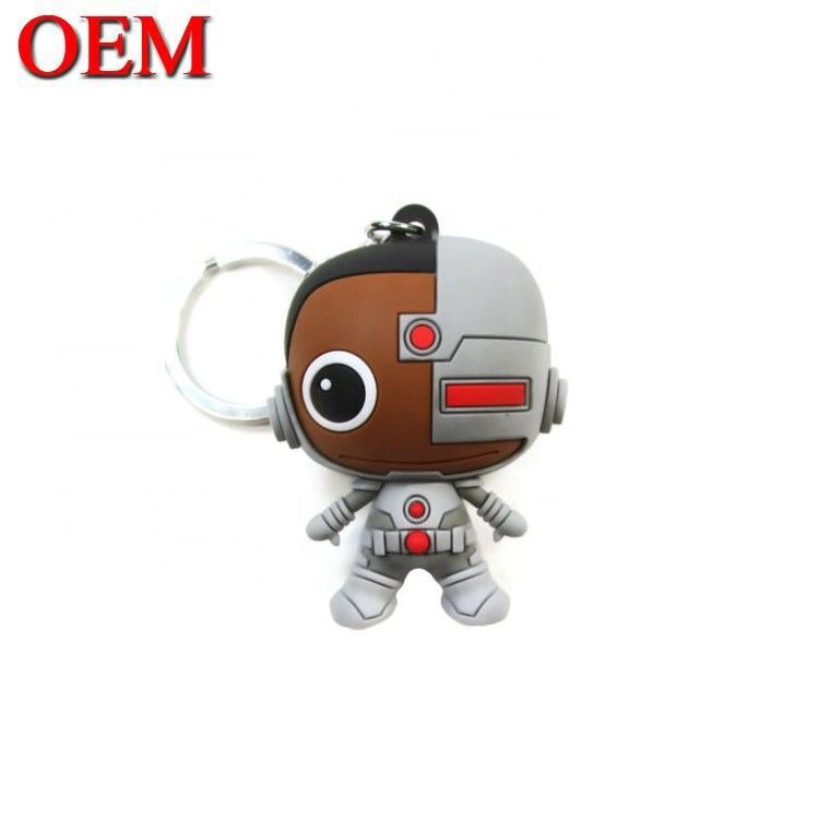 OEM λογότυπο Soft PVC 3D Keychain Custom Animal Keychain Figure δικό σχεδιασμό Keychains