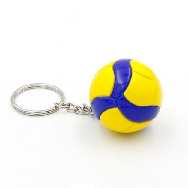 ΦΑΚΤΟΡΙΑ 3D Μίνι σχήμα σφαίρας Keychain Κάντε το δικό σας σχεδιασμό PVC Keychain Custom