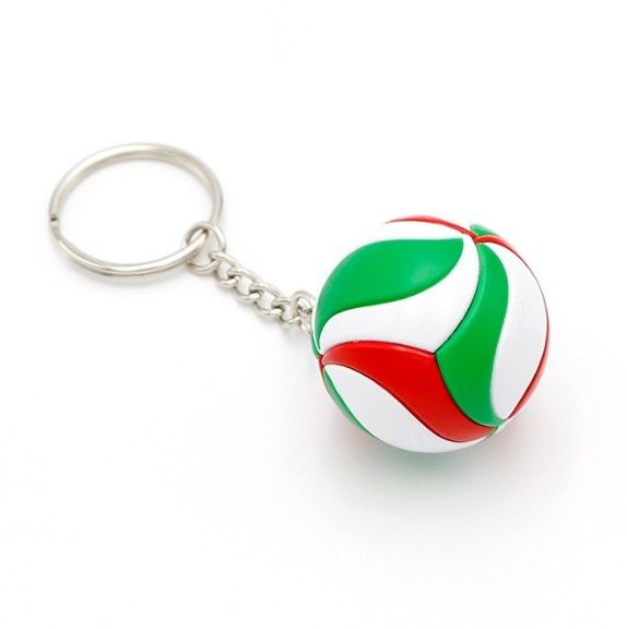 ΦΑΚΤΟΡΙΑ 3D Μίνι σχήμα σφαίρας Keychain Κάντε το δικό σας σχεδιασμό PVC Keychain Custom