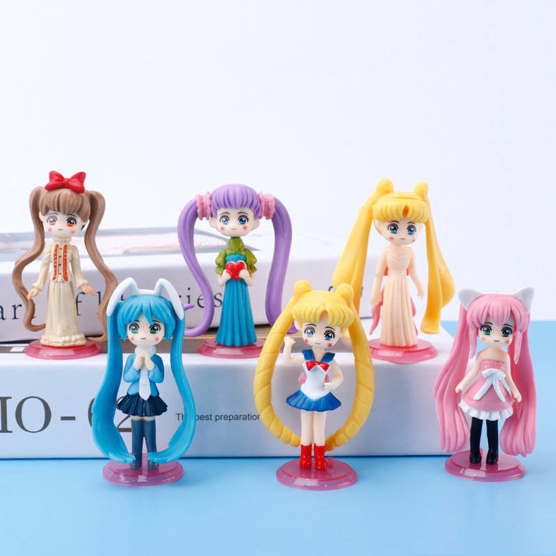 Παρασκευαστές παιχνιδιών OEM Mini Sailor Moon Toys Surprise Toys Can Put In Capsule