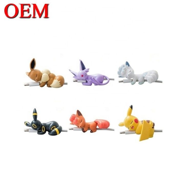 Εταιρεία Custom OEM Cute 3D Mini Figure Anime Phone Cable Bite Toy Custom πλαστικό PVC βινύλιο παιχνίδια