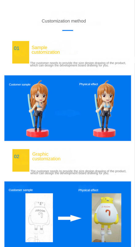 Εταιρεία Custom OEM Cute 3D Mini Figure Anime Phone Cable Bite Toy Custom πλαστικό PVC βινύλιο παιχνίδια