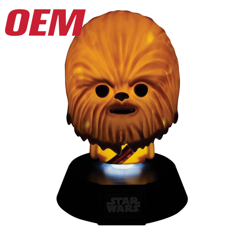 Προσαρμοσμένα LED φωτιστικά παιχνίδια Ome Movie Character Toys Lamp Make Plastic Kids Toy Light με μουσική και ήχο