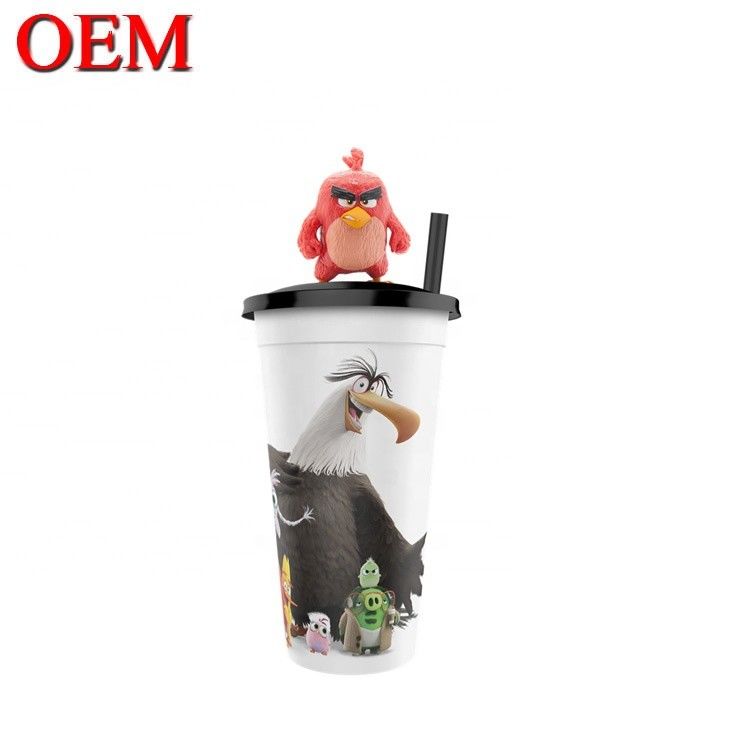 Προσαρμοσμένη πλαστική φιγούρα OEM Cup Topper Figures Δημιουργία γενέθλιας φιγούρα διακόσμηση φλιτζάνι