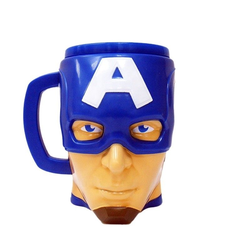 Πλαστικό 3D Φιγούρα Popcorn Bucket Container σχήμα ήρωας Καπετάνιος χαρακτήρας Mug Προμηθευτής