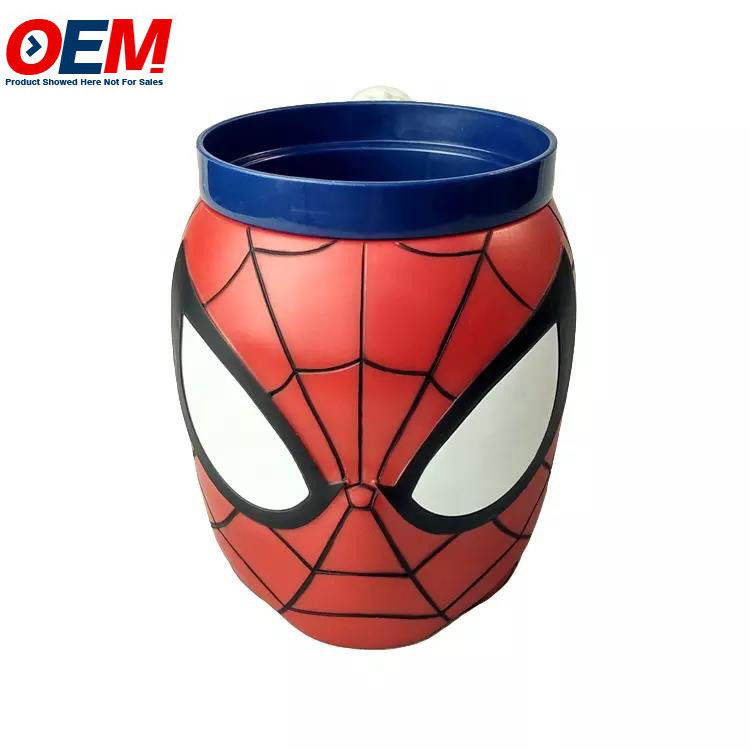 Περιέκτη πλαστικό 3D εικονικό καρτούν Popcorn Bucket Περιέκτη Candy Popcorn Cookie Bucket