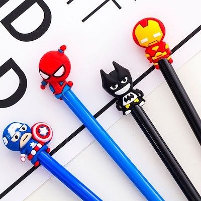 Προσαρμοσμένο Cool 3D Cartoon Figure Toy Ballpoint Pen Head Toppers Παιδιά Παιχνιδάκι Πένα