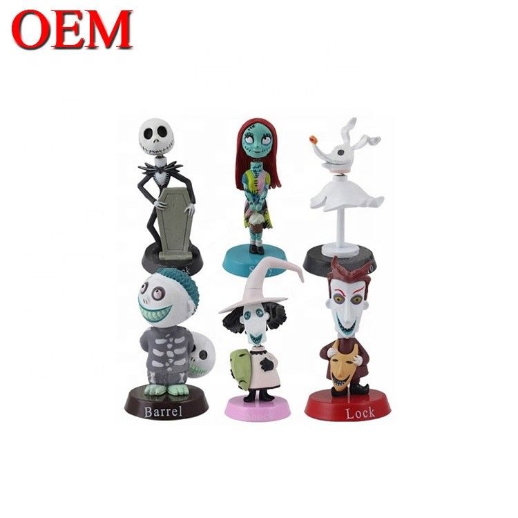 Προσαρμοσμένο Χριστουγεννιάτικο Κέικ Topper Toys Set OEM Γενέθλια Πάρτι Cupcakes Figures Bobble Heads Toy Doll Set