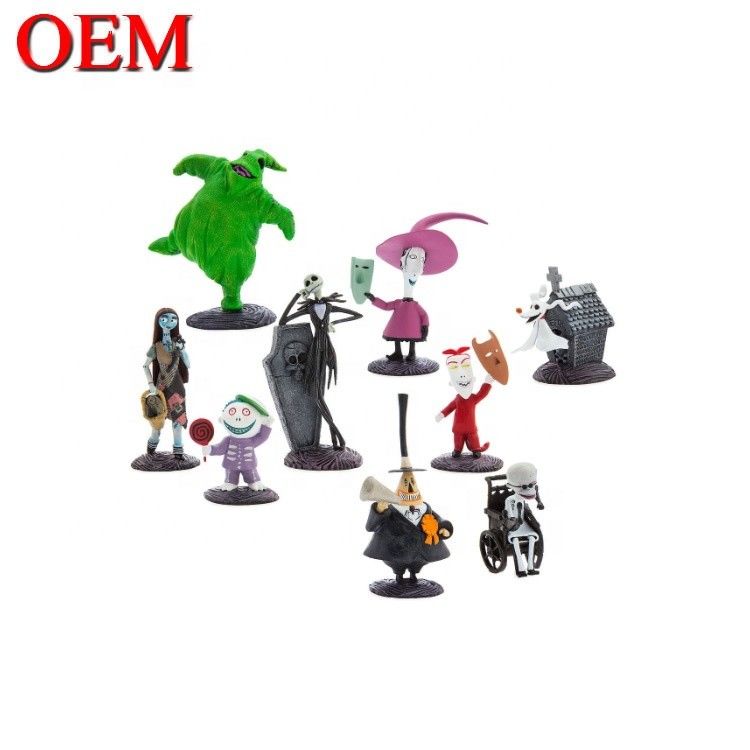 Προσαρμοσμένο Χριστουγεννιάτικο Κέικ Topper Toys Set OEM Γενέθλια Πάρτι Cupcakes Figures Bobble Heads Toy Doll Set