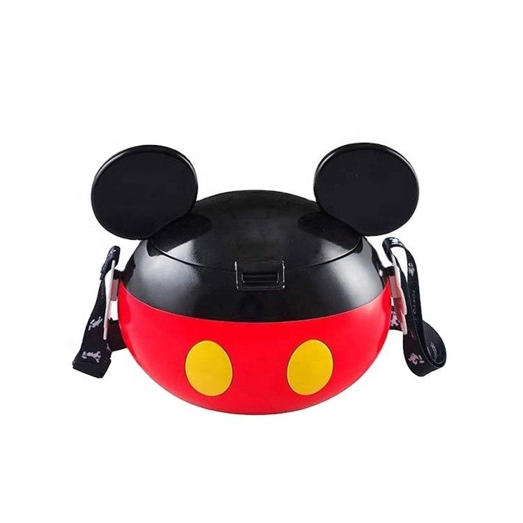 OEM πλαστικό 3D ζωοειδές σχήμα Custom τυπωμένο κοντέινερ ποπκόρν φλιτζάνι με κάλυμμα
