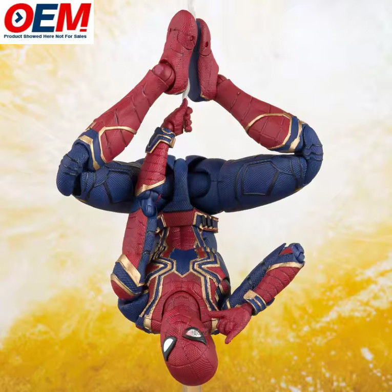 Προσαρμοσμένο Spider Man πλαστικό σχήμα δράσης Spider Man συλλεκτικό μοντέλο 15 cm Spider Man μοντέλο σχήμα