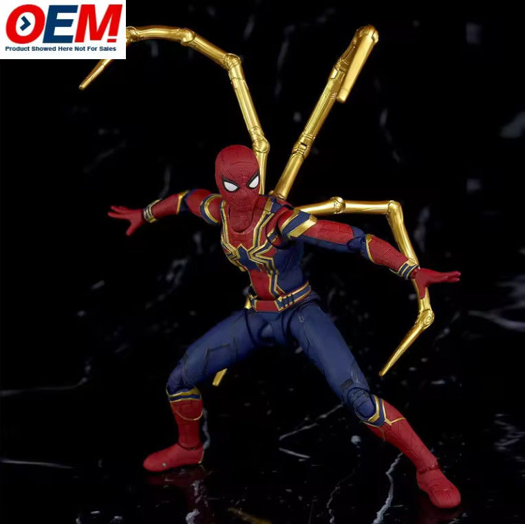 Προσαρμοσμένο Spider Man πλαστικό σχήμα δράσης Spider Man συλλεκτικό μοντέλο 15 cm Spider Man μοντέλο σχήμα