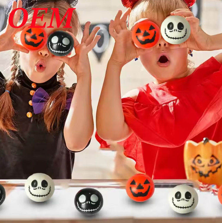 Halloween Νέο Ένα Μάτι Αποσυμπίεση Παιχνίδι TPR Γραφείο Παιδικά Αισθητικά Παιχνίδι Squeeze Ball Παιχνίδι