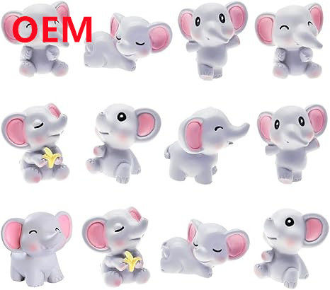 Προσαρμοσμένα αστεία παιχνίδια ζώων Made 6 Designs PVC Dolls OEM PVC υλικό Μίνι παιχνίδια