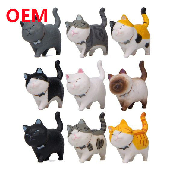 Προσαρμοσμένα αστεία παιχνίδια ζώων Made 6 Designs PVC Dolls OEM PVC υλικό Μίνι παιχνίδια