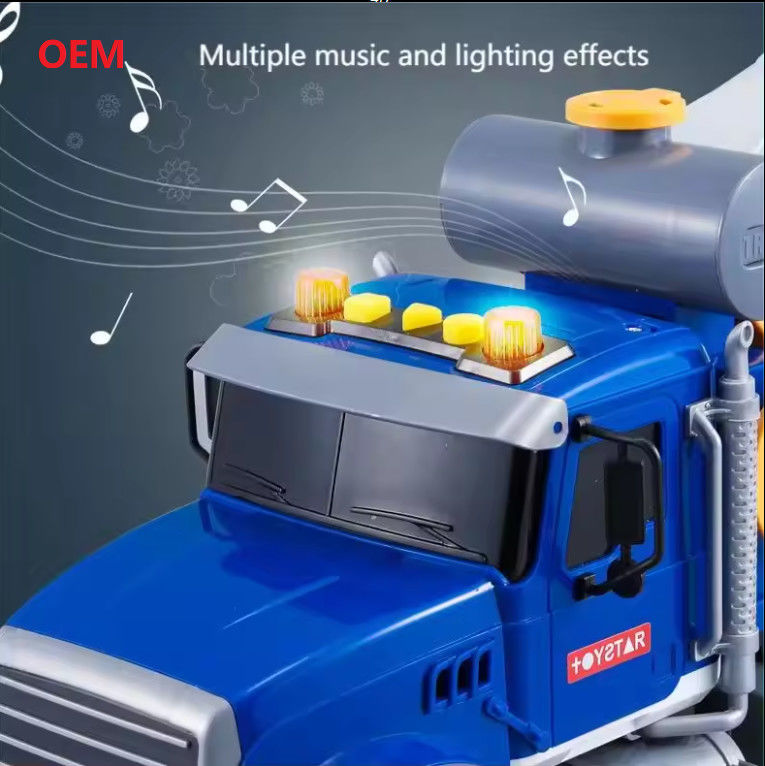 Προσαρμοσμένο Mixer Truck χρώμα πλαστικό τραβήξτε πίσω παιχνίδια αυτοκινήτων για παιδιά μόνο OEM