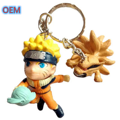Προσαρμόστε οποιοδήποτε σχήμα PVC Ακρυλικό Keychain, OEM Design 3D Cartoon Anime Cute Keychain