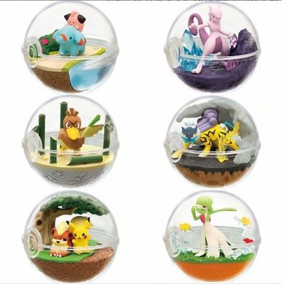Φαρμακευτικό Custom 3D Νέο Σχεδιασμό Re-ment Terrarium Pokeball Συλλογή παιχνίδι