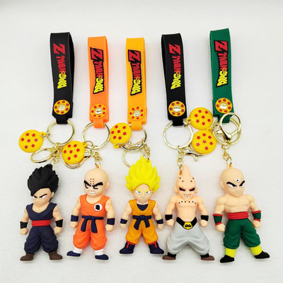 OEM Κινηματογραφικό 3D Kawaii Sun Wukong Anime Keychain 3D Κινηματογραφικό Pvc Keychain