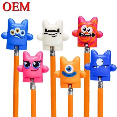 Προσαρμοσμένα Παιδικά Παιχνίδια 2023 Cartoon3D Funny Pencil Topper PVC Pencil Topper