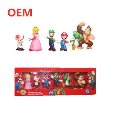 Μίνι φιγούρες Supreme PVC Action Figure μοντέλο 6pcs σετ Mario Toy Manufacturer