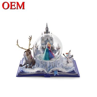 Custom Light Up Water Globe OEM Movie Princess Snow Globe Παιχνίδια με μουσική