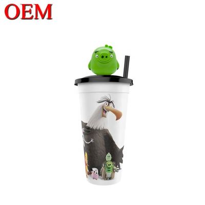 Προσαρμοσμένη πλαστική φιγούρα OEM Cup Topper Figures Δημιουργία γενέθλιας φιγούρα διακόσμηση φλιτζάνι