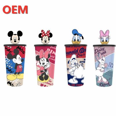 OEM Προσαρμοσμένο Straw Cup Cartoon Drink Cup FAMA εργοστάσιο