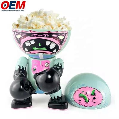 Επεξεργασμένο πλαστικό καζάνι με ποπκόρν Anime Art Doll Toy Display Box Καζάνι με ποπκόρν