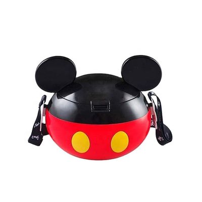 OEM πλαστικό Minnie Candy Box κοντέινερ ποπκόρν με κούμπωμα στο καπάκι ασφαλές κουβά ποπκόρν