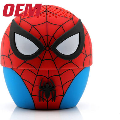 Προσαρμοσμένος ομιλητής Bluetooth Spider-man Mini ομιλητής Bluetooth επαναφορτιζόμενο πλαστικό κατασκευαστή παιχνιδιών