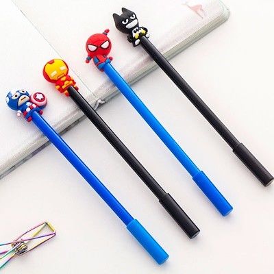 Προσαρμοσμένο Cool 3D Cartoon Figure Toy Ballpoint Pen Head Toppers Παιδιά Παιχνιδάκι Πένα