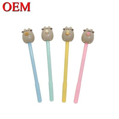Προσαρμοσμένο ABS Cute Cat Toy Pen Topper OEM 3D Σχήμα Πένα Topper